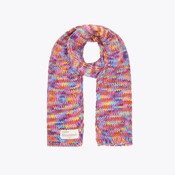 Kurt Geiger Multicolor Rainbow Knit Scarf New - Picture 2 of 5